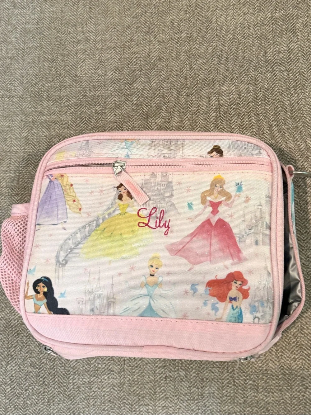 Pottery Barn Kids Pink Princess Themed Lunch Bag